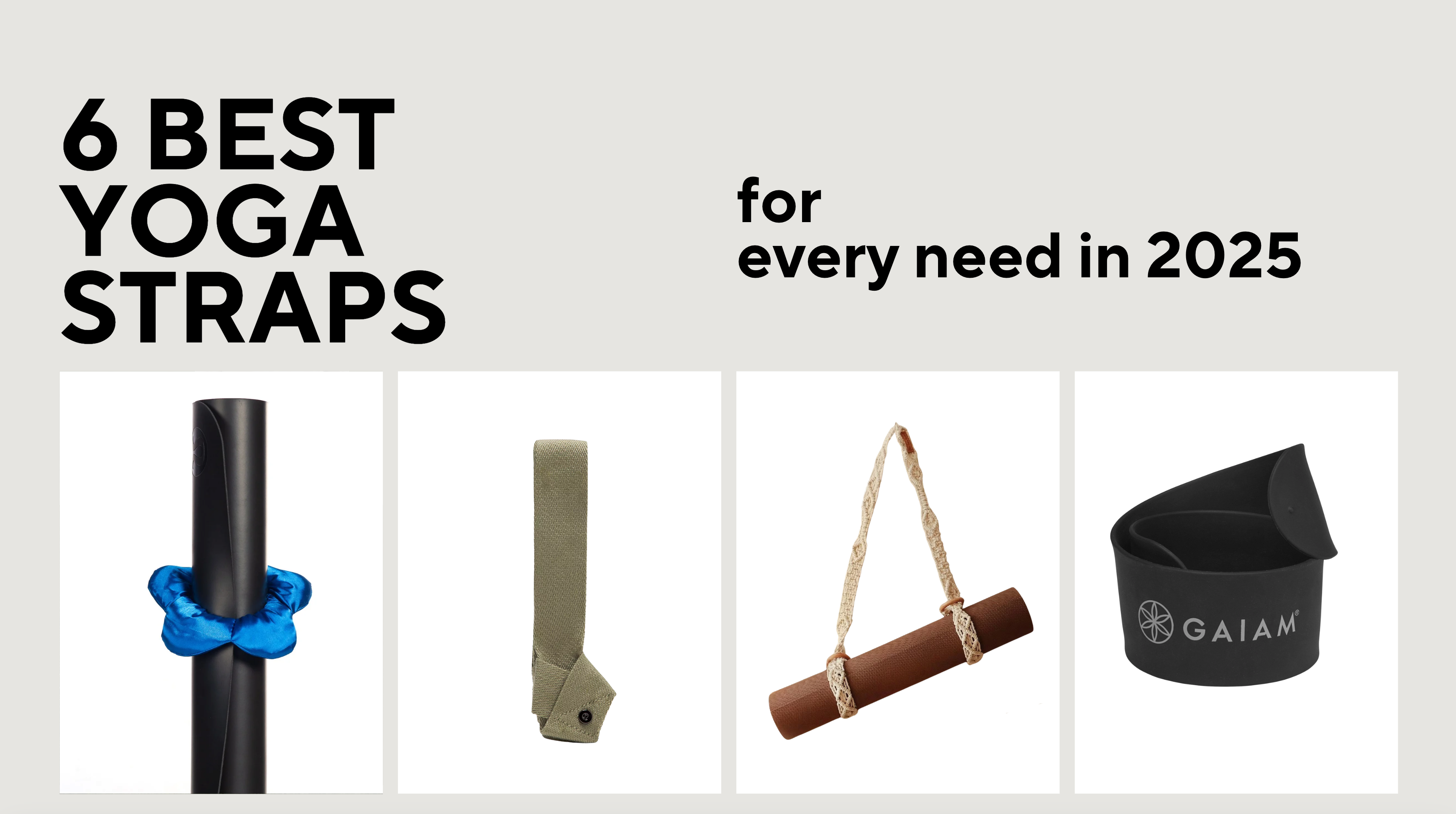 The 6 Best Yoga Mat Straps for Every Need in 2025
