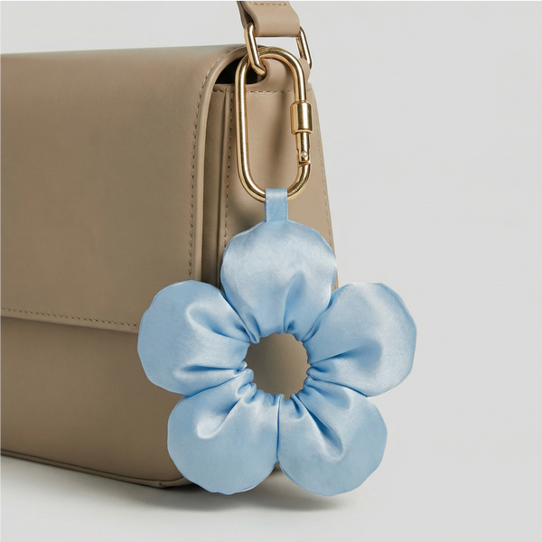 Bloomie Scrunchie — Statement Hair Piece + Bag Charm