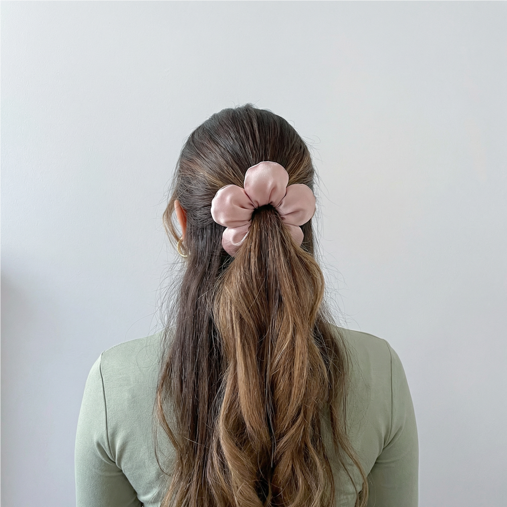 Bloomie Scrunchie — Statement Hair Piece + Bag Charm
