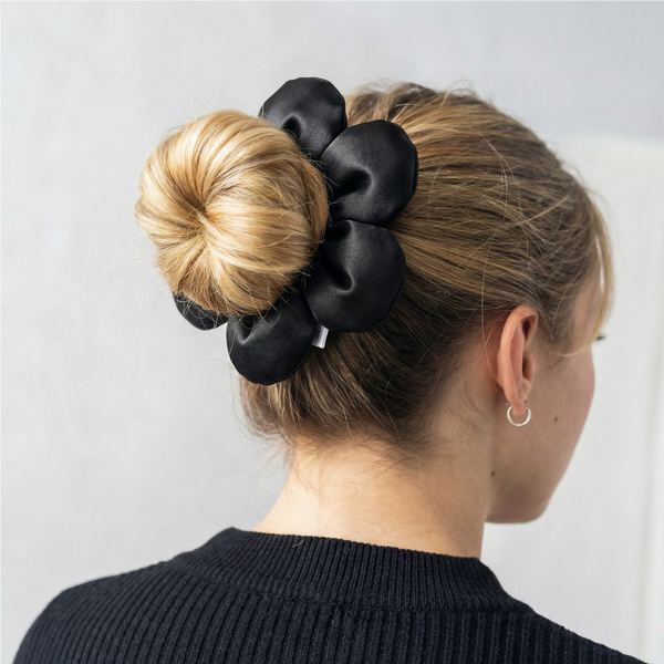 Bloomie Scrunchie — Statement Hair Piece + Bag Charm