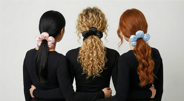 Bloomie Scrunchie — Statement Hair Piece + Bag Charm